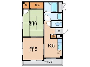 メゾンフクジュの物件間取画像